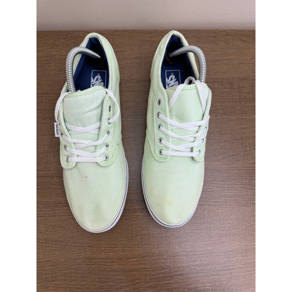 Womens Vans Atwood Low Canvas Lime Green Classic Sneakers Shoes  W-11